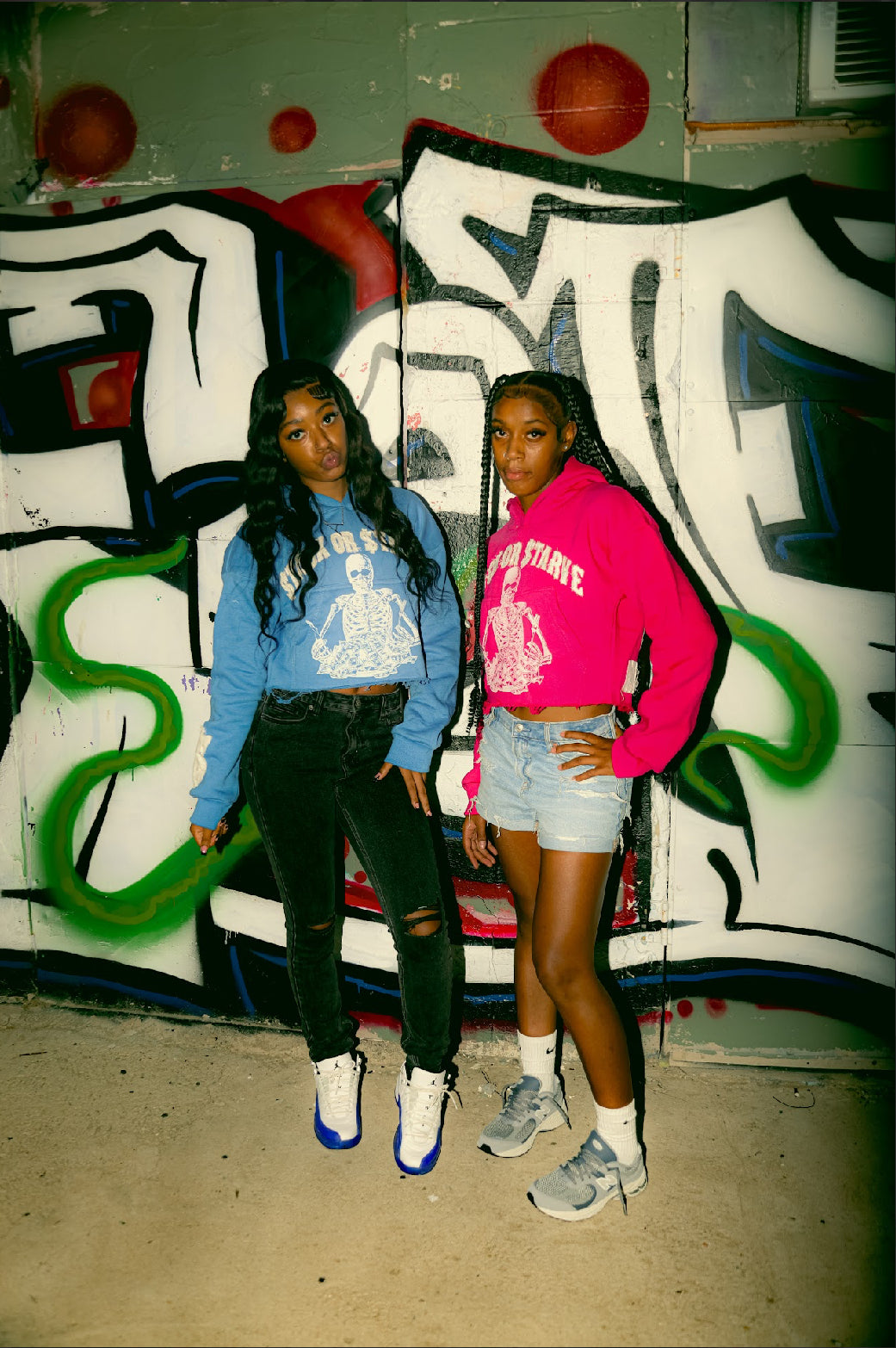 Pink & White $tackOr$tarve Hoodie