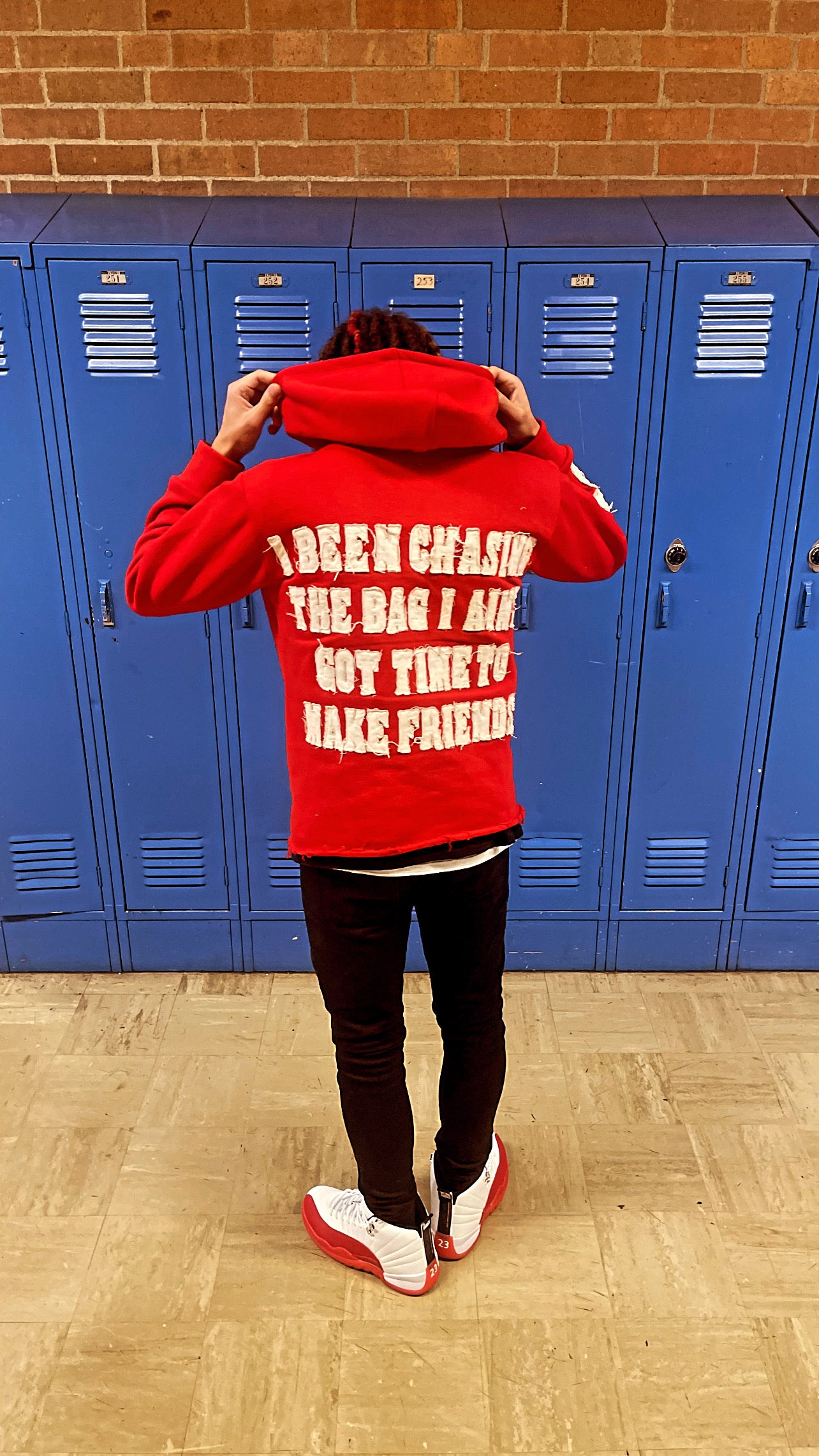 Red & White $tackOr$tarve Hoodie preorder