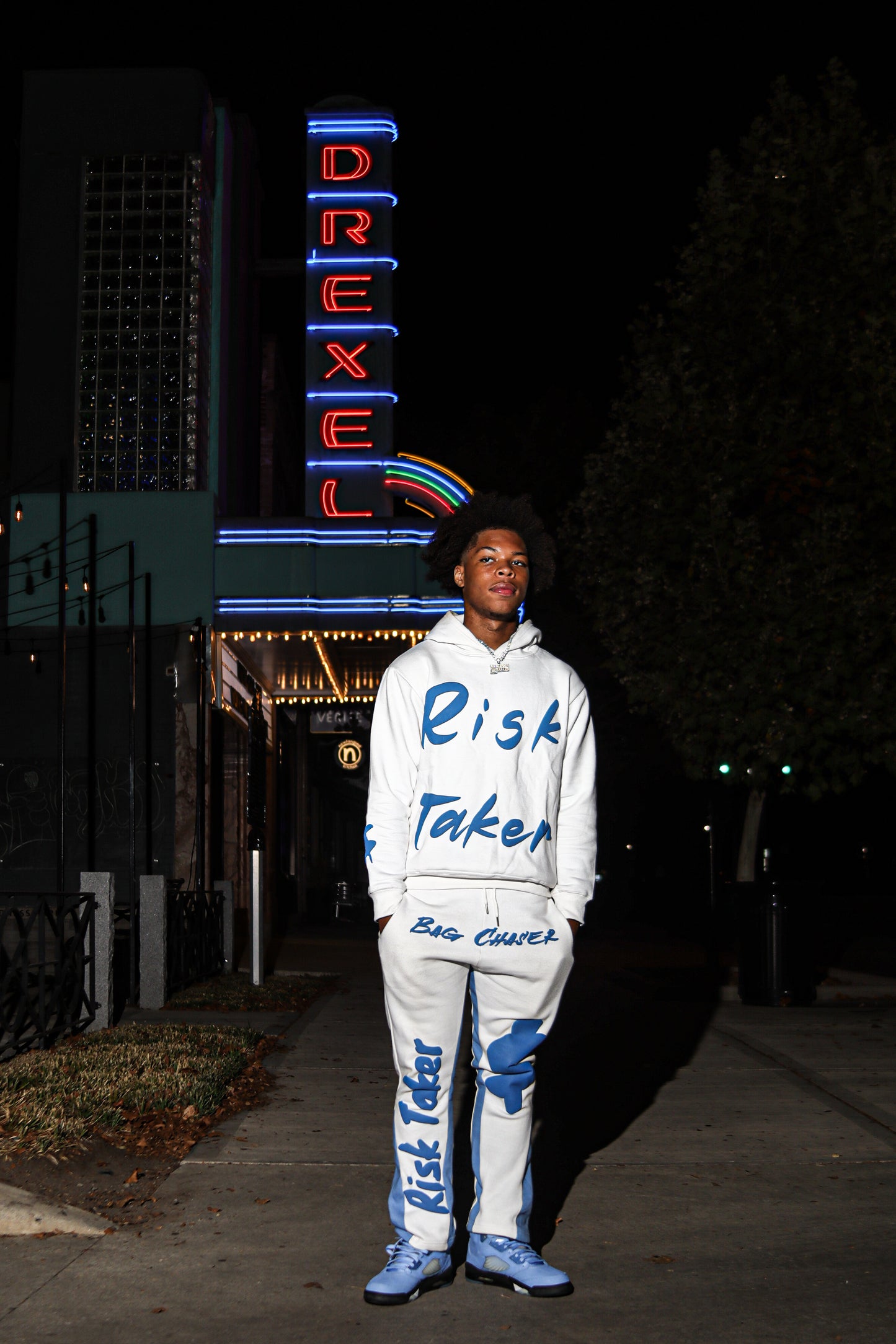 Risk Taker Blue Sweatsuit