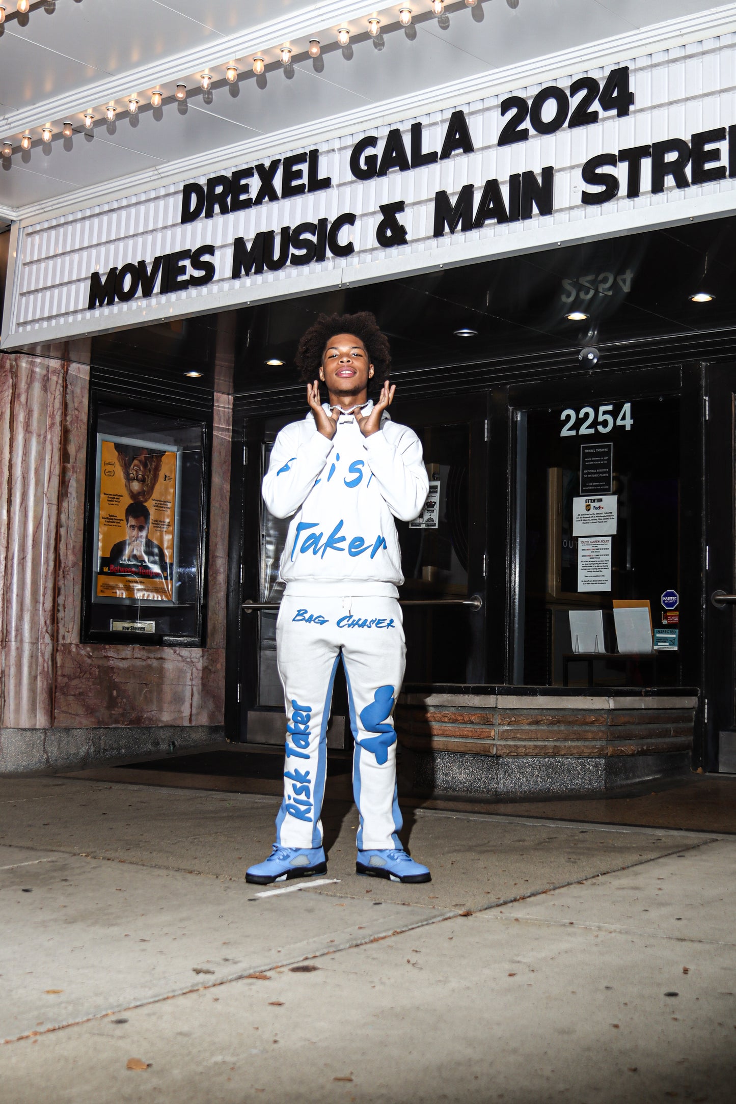Risk Taker Blue Sweatsuit