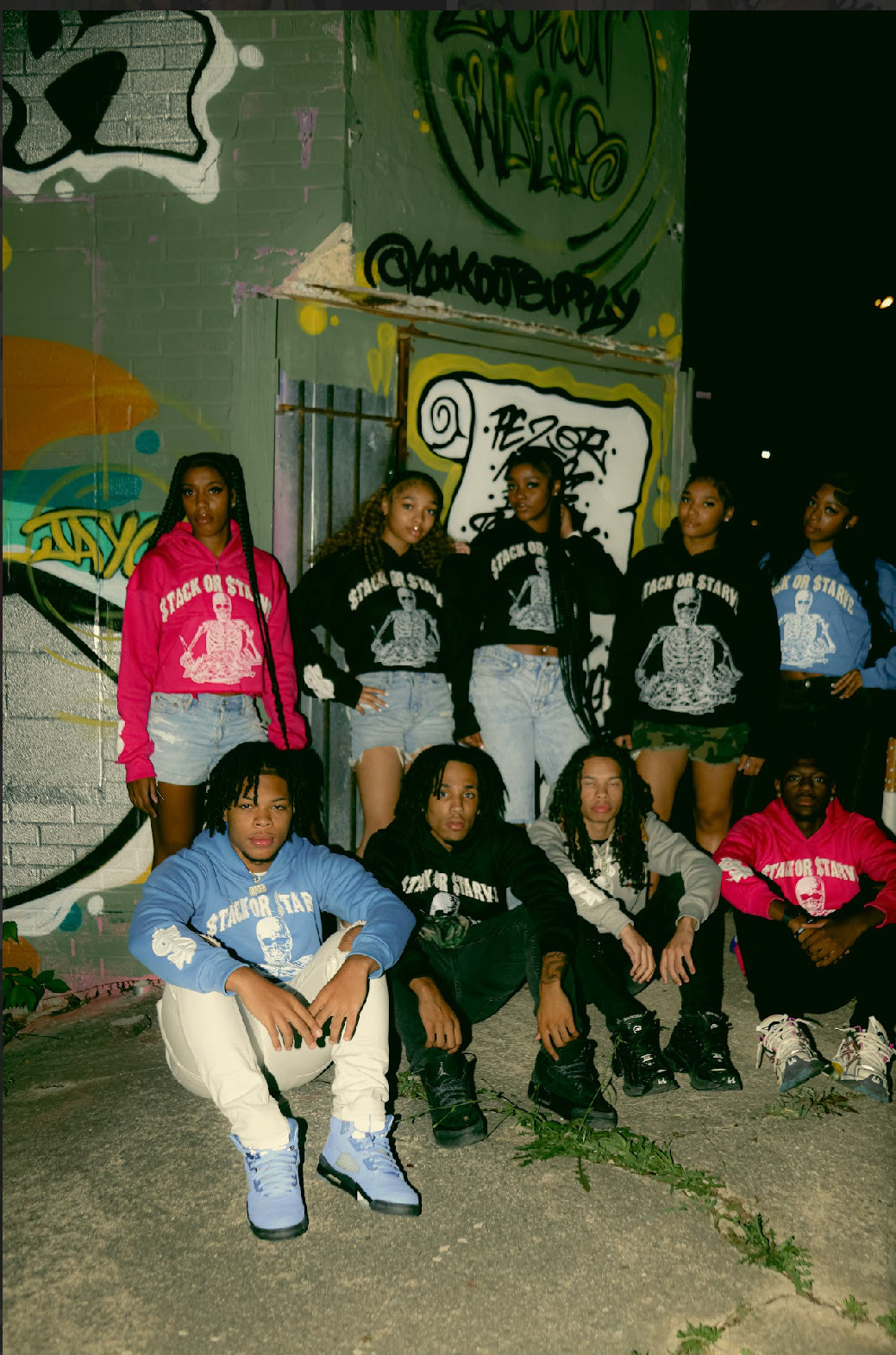 Pink & White $tackOr$tarve Hoodie