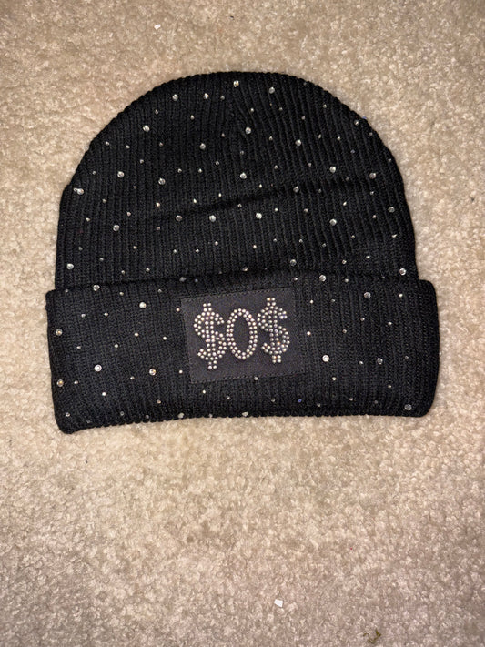 Rhinestone Beanie