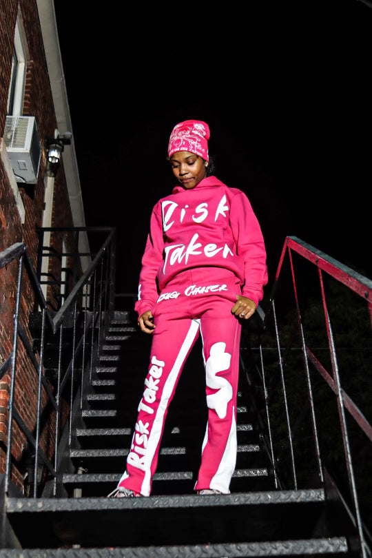 Risk Taker Pink Sweatsuit